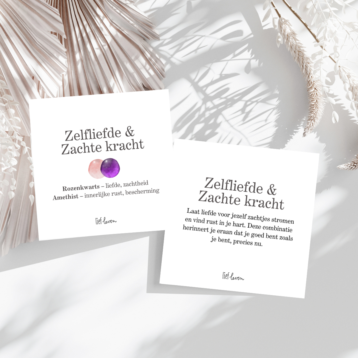 Armbandset • Zelfliefde & Zachte kracht