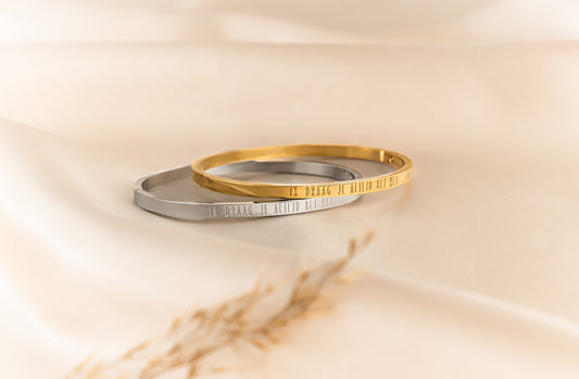 Armband goud • Ik draag je altijd bij mij.