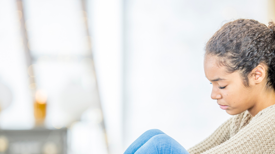 vrouw verdriet verlies