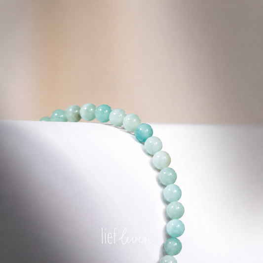 Kralenarmband • Amazoniet