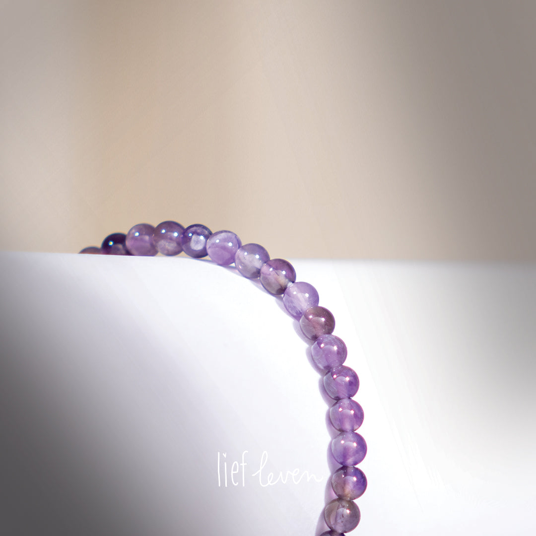Kralenarmband • Amethist