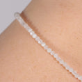 Load image into Gallery viewer, Fijn facetkralen armbandje Maansteen & Sterling Zilver (925) • Zelfliefde
