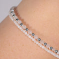 Load image into Gallery viewer, Fijn facetkralen armbandje Maansteen & Sterling Zilver (925) • Zelfliefde
