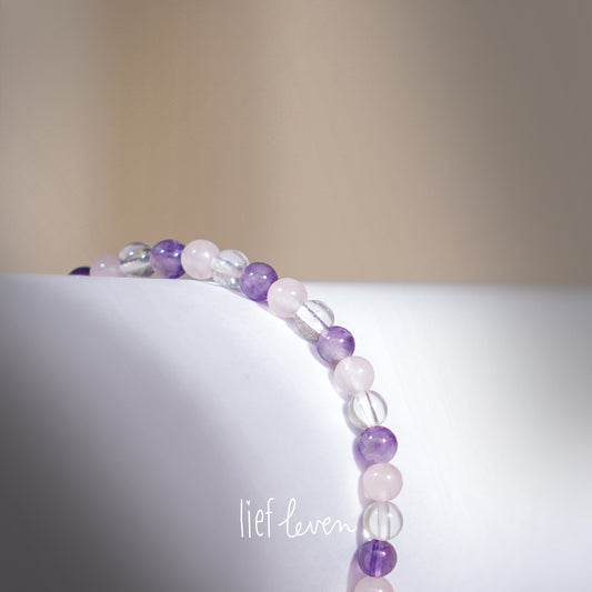 Armband 4mm • Gouden driehoek