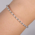 Load image into Gallery viewer, Sterling zilveren kralen armbandje • Maansteen
