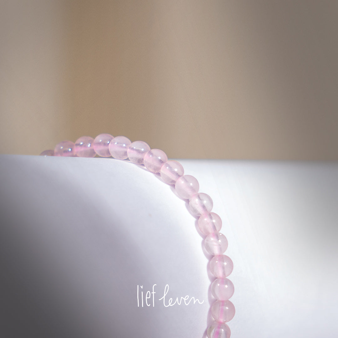 Kralenarmband • Rozenkwarts