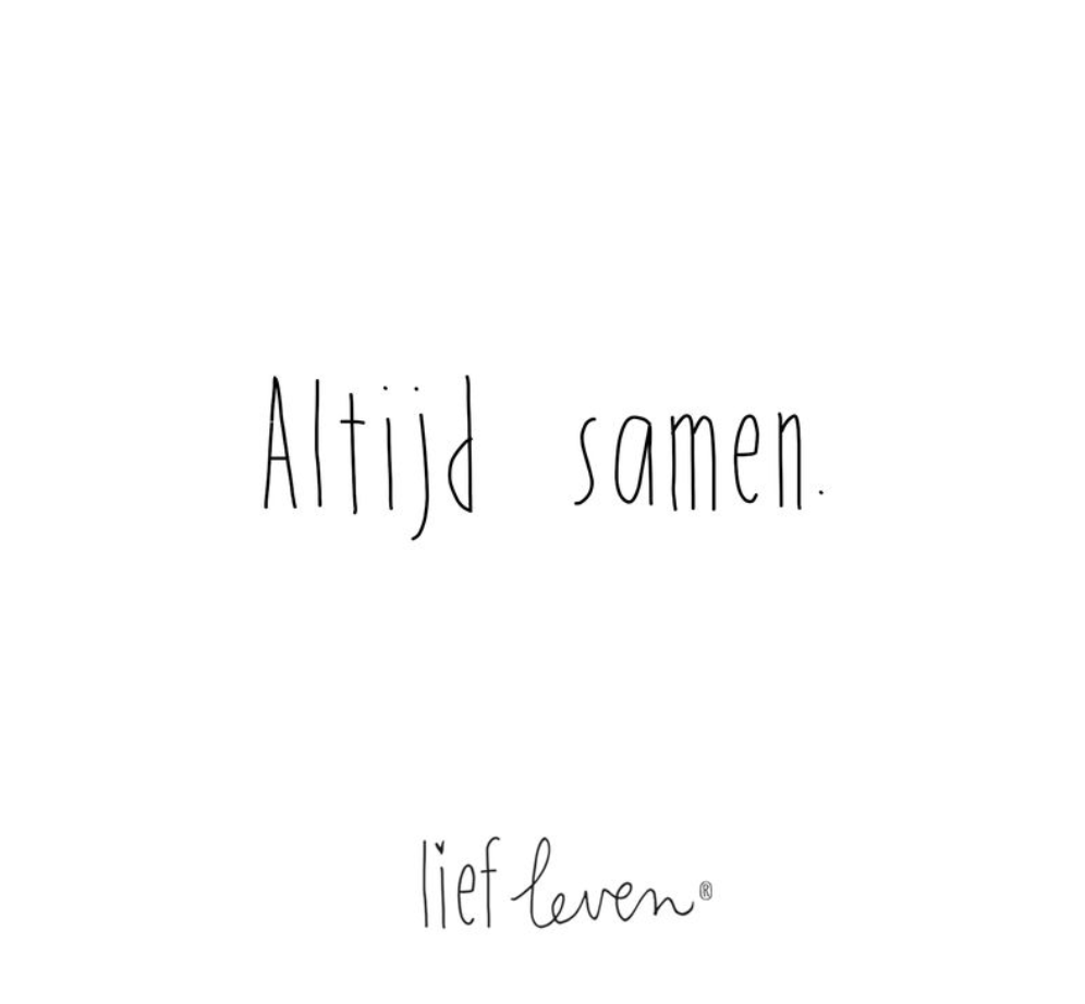 Wenskaart Altijd samen