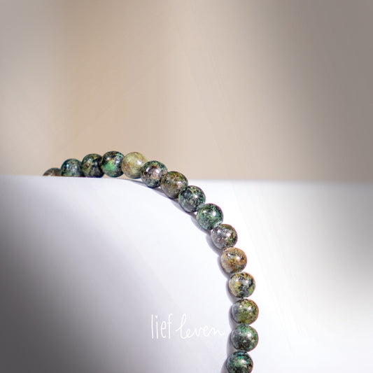 Kralenarmband • Turkoois