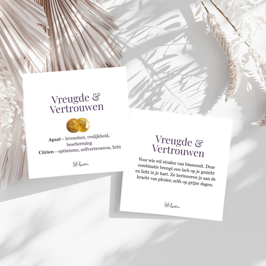 Armbandset • Vreugde & Vertrouwen