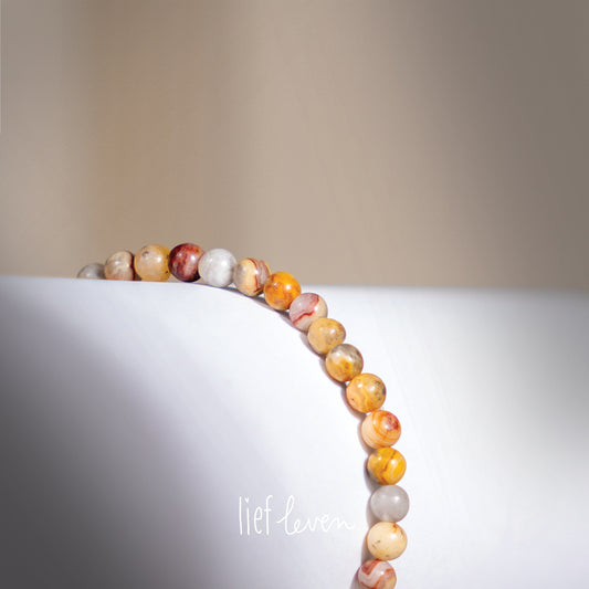 Armband 4mm • Agaat