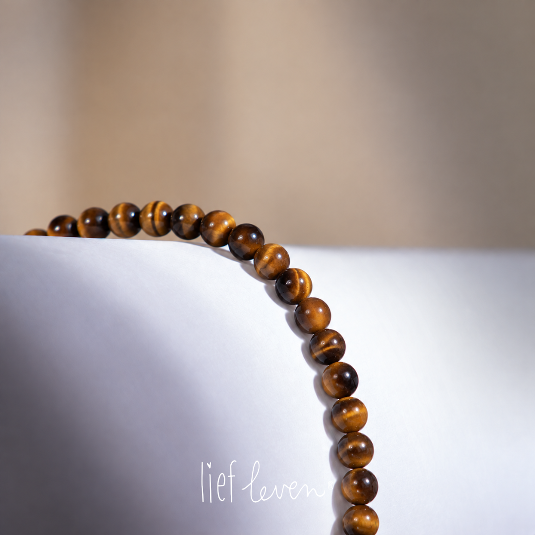 Kralenarmband • Tijgeroog